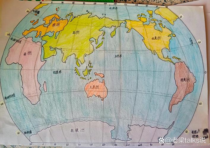 七大洲四大洋手抄报,七大洲四大洋手抄报模板
